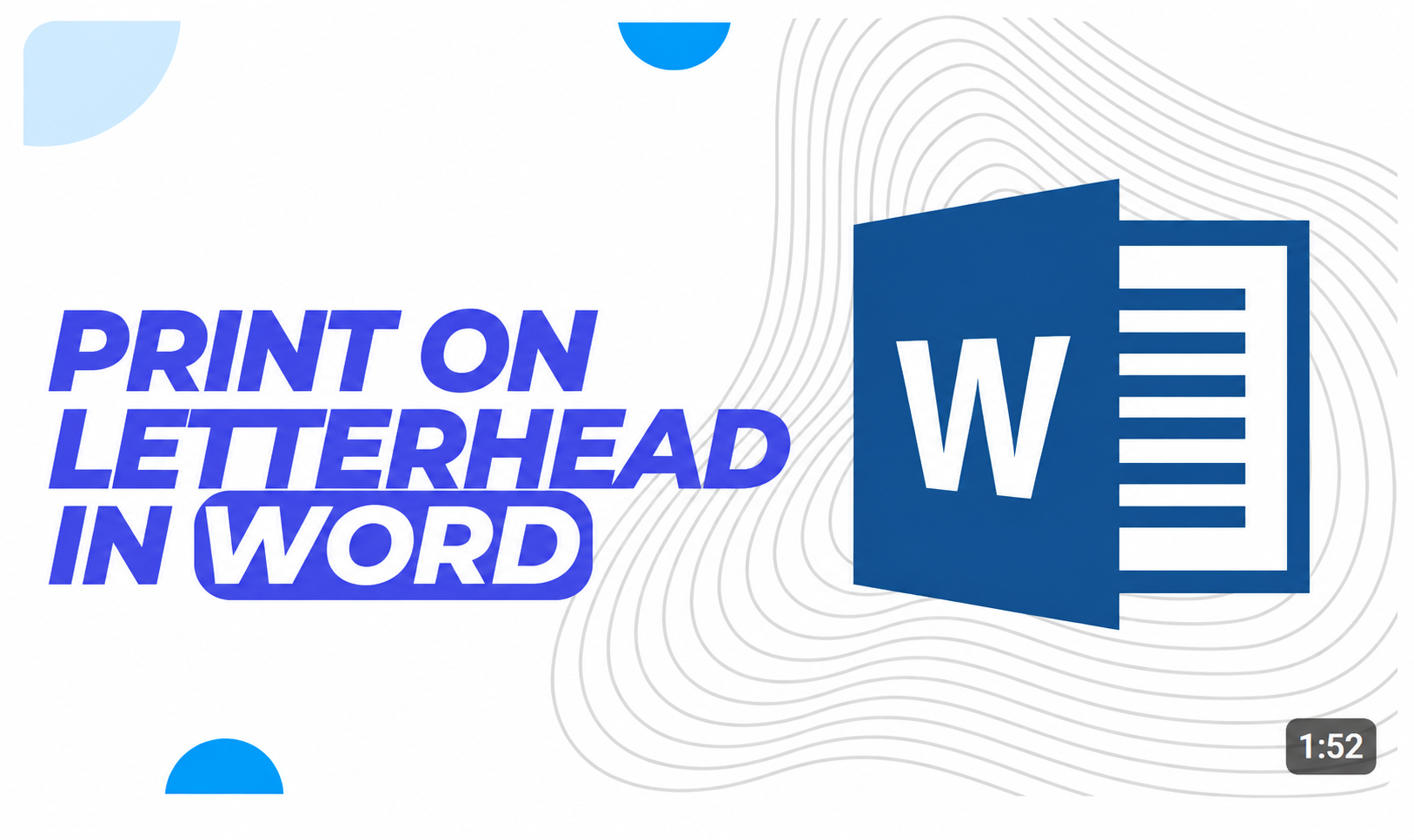 How to Print on Letterhead 